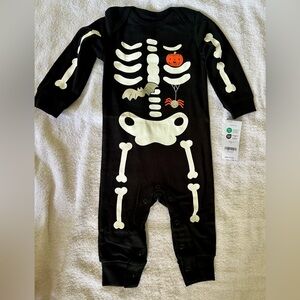 Carter's Black and White Skeleton Halloween Costume